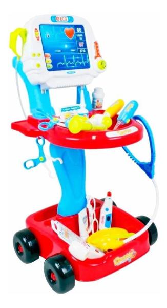 Kit Médico Mini Doutor Azul Brinquedo Criança - Fênix - Fenix
