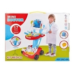 Kit Médico Mini Doutora Rosa - Azul Fênix Brinquedo Criança