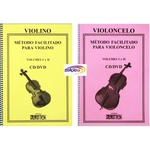 Kit 2 Método Violino e Violoncelo c/ CD e DVD - Vol. 1 e 2