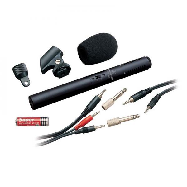 Kit Microfone Audio Technica Atr6250 para Câmera ou Gravador de Áudio