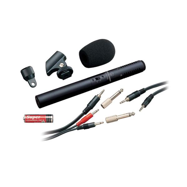 Kit Microfone Audio Technica Atr6250 para Câmera ou Gravador de Áudio