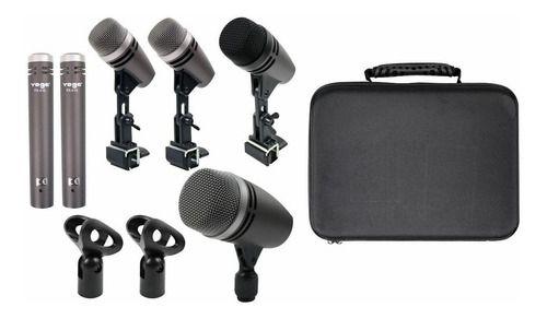 Kit Microfone Bateria com 6 Microfones e Maleta Fxdk6 Yoga - Csr