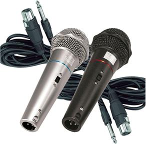 Kit Microfone com Fio CSR505 C/ Cabo