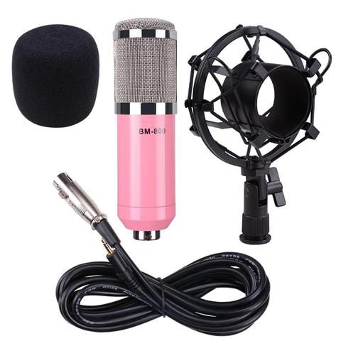 Kit Microfone Condensador Bm800 + Pedestal Articulado - Vines Music