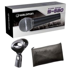Kit 2 Microfone Dinâmico para Vocal Waldman S-580