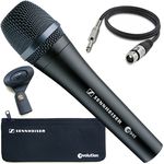 Kit Microfone Sennheiser Profissional E945 Dinâmico C/ Cabo