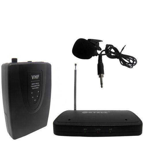 Kit Microfone Sem Fio com Lapela Wireless Auditorios Aulas Novidade