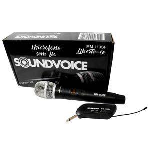 Kit Microfone Sem Fio Digital Sound Voice MM-113SF