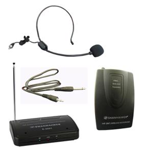 Kit Microfone Sem Fio Wireless Auricular Lapela Head Set