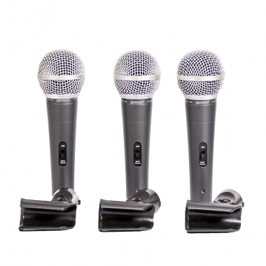 Kit Microfones com Fio Lcm1800 Lexsen