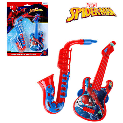 Kit Mini Instrumento Musical Infantil com 2 Pecas Homem Aranha/Spider Man 8497307