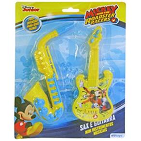 Kit Mini Instrumento Musical Infantil com 2 Peças Mickey