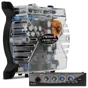 Kit Modulo Amplificador Vs400.4 + Mixer Ma 1300 Propaganda