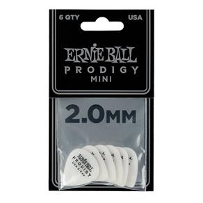 Kit Pacote 6und Palheta Ernie Ball Prodigy Mini 2.0mm Pack
