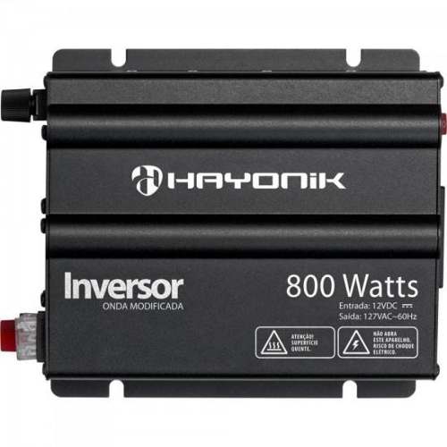 Inversor 800W 12VDC/127V Onda Modificada HY - Hayonik