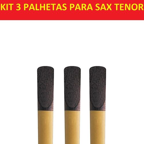 Kit 3 Palheta Sax Tenor 1,5 RRP05TSX150 - Plasticover #T1