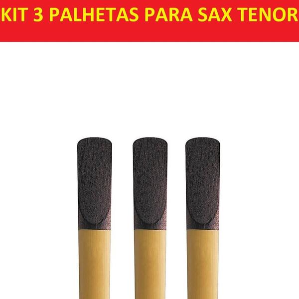 Kit 3 Palheta Sax Tenor 1,5 RRP05TSX150 - Plasticover