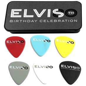 Kit Palhetas Dunlop Elvis Presley 80th Birthday 1.14mm