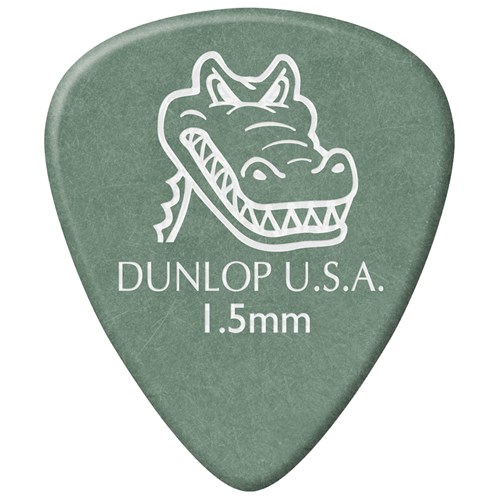 Kit Palhetas Dunlop Gator Grip 1.50mm Verde C/ 12 Unidades