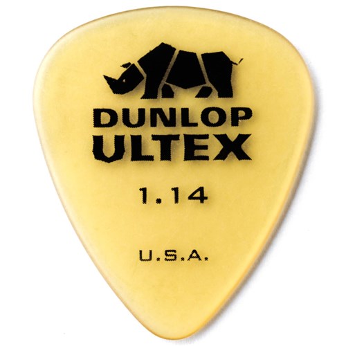 Kit Palhetas Dunlop Ultex 1.14mm Amarela C/ 12 Unidades