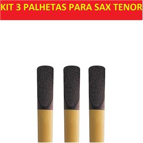 Kit 3 Palhetas para Sax Tenor 1,5 Plasticover RRP05TSX150