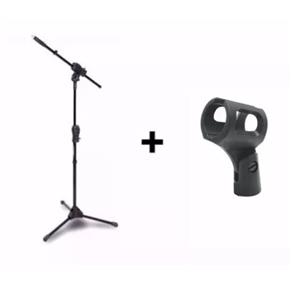 Kit para Microfone Pedestal Suporte Smmax Ibox + Cachimbo