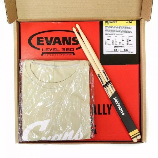 Kit Pele Evans para Caixa Porosa+resposta+baqueta+camisa