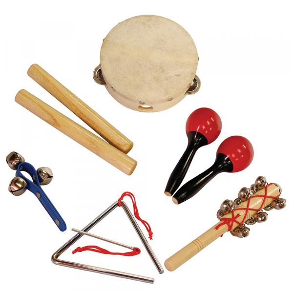 Kit Percussão Infantil - Instrumentos Shiny Music