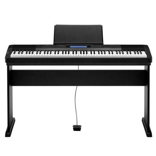 Kit Piano Cdp-235r 88 Teclas Sensíveis + Estante, 64 Polifonias, 700 Timbres, 200 Ritmos - Casio