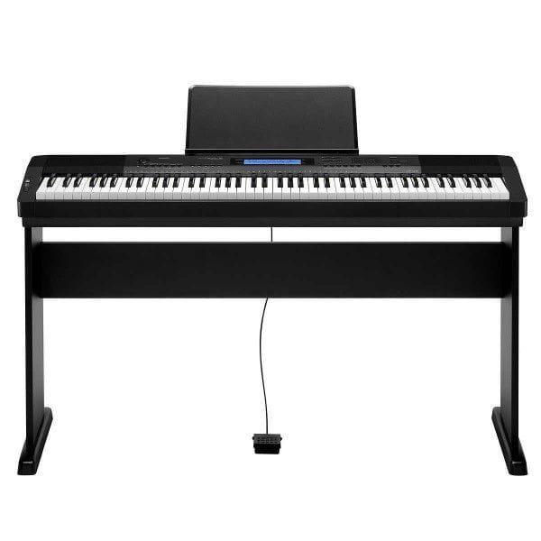 Kit Piano CDP235R 88 Teclas Sensíveis + Estante, 64 Polifonias, 700 Timbres, 200 Ritmos - CASIO
