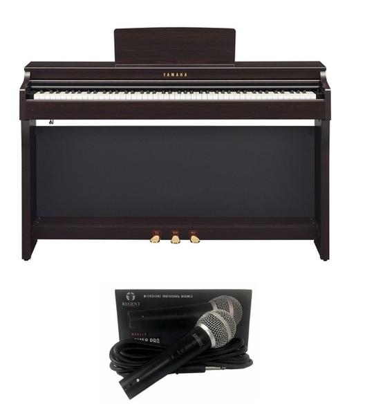 Kit Piano Clavinova Yamaha CLP625R + Microfone Regent SM58