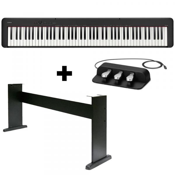 KIT Piano Digital CDP-S150 BK + Móvel + Pedal Triplo - Casio