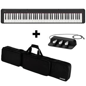 Kit Piano Digital CDP-S150 BK Preto + Bag + Pedal Triplo