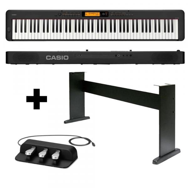 KIT Piano Digital CDP-S350 BK + Móvel + Pedal Triplo - Casio