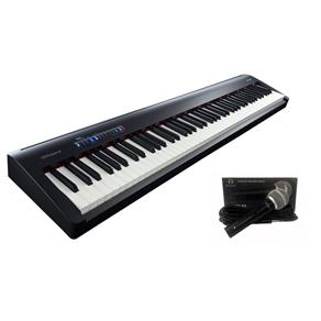 Kit Piano Roland FP30 BK + Microfone Regent SM58