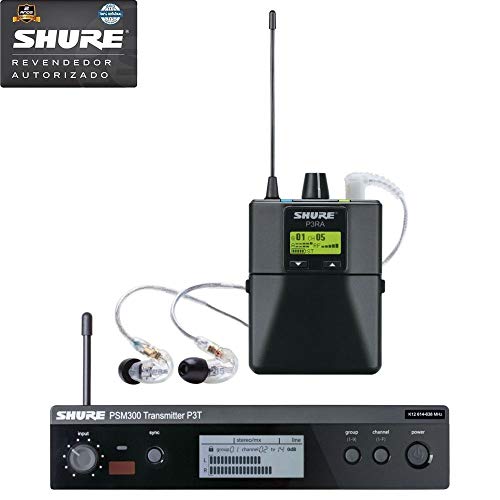 Kit Shure P3tra215cl Psm300 Sem Fio Estéreo G20 488-512 Mhz