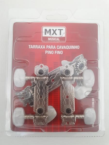 Kit 3 Tarraxa Tarracha Cavaquinho Pino Fino Cromado - Mxt