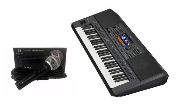 Kit Teclado Yamaha PSR-SX900 + Microfone Regent SM58 Pro
