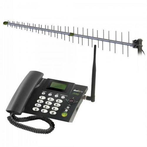 Kit Telefone Celular Fixo PROKS-5400 Preto Proeletronic