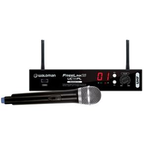 Kit Uc 116Pl com Microfone Wireless, 01 Receptor, 01 Microfone, Fonte e Cabo - Waldman