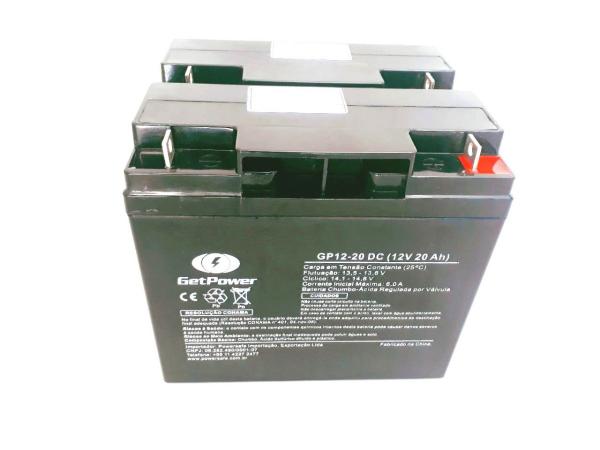 Kit 2 Un Bateria Selada Gel 12v 20ah - Get Power Gp12-20dc - Getpower