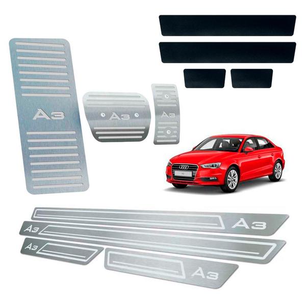 Kit Vinil Audi A3 Sedan 2014 Até 2019 Automático - Three Parts