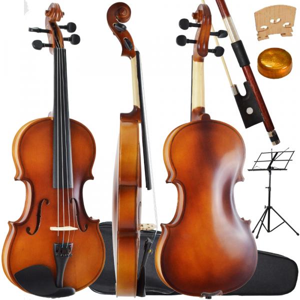 Kit Violino 4/4 Tradicional Vintage Sverve Ronsani com Estante