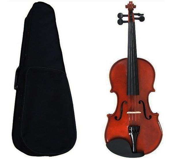 Kit Violino Barato 1/2 Completo Com Case E Arco Concert Cv