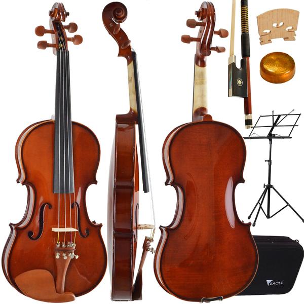 Kit Violino Tradicional 4/4 VE441 Eagle com Estante