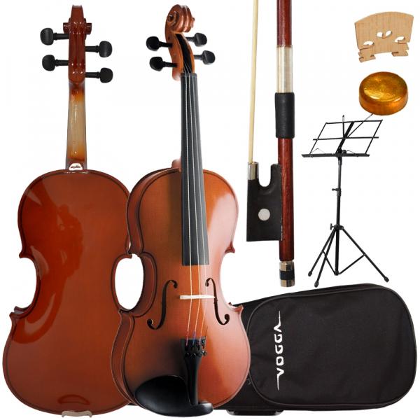 Kit Violino Tradicional 3/4 VON134 Vogga com Estojo