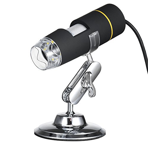 KKmoon 1000X Ampliação USB Microscópio Digital com Função OTG Endoscópio 8-LED Lupa Lupa com Suporte