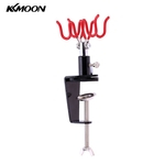 KKmoon Airbrush Holder Holding Clamp-On Mount Montagem de mesa 2 Station Gravity Stand Kit para escova de ar
