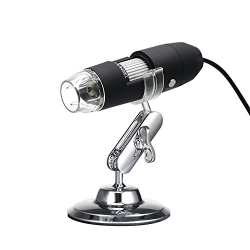 KKmoon Zoom Digital Microscópio Lupa com Função OTG 8-LED Lupa Lupa 1000X Ampliação com Suporte