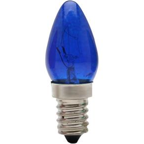 Lampada Chupetinha 7W E14 Ch24 Azul Brasfort